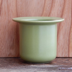 Scandinavian Vintage Höganäs Keramik Stoneware Green Cup Pottery by Stengods Sweden Scandinavian Design