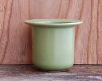 Scandinavian Vintage Höganäs Keramik Stoneware Green Cup Pottery by Stengods Sweden Scandinavian Design