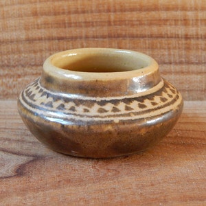 Scandinavian Vintage Vase Vintage Brown Vase Ceramic 1960 s