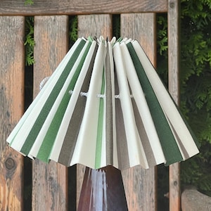 1 Skandinavisk Vintage grönrandig lampskärmsram trådram trådram