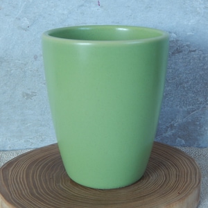 Scandinavian Vintage Höganäs Keramik Stoneware Light Green Cup Pottery by Stengods Sweden Scandinavian Design