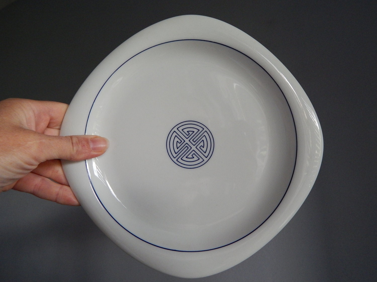 ドイツローゼンタール　ユーゲントシュティール　風景画プレート ドイツローゼンタール ユーゲントシュティール 風景画プレート