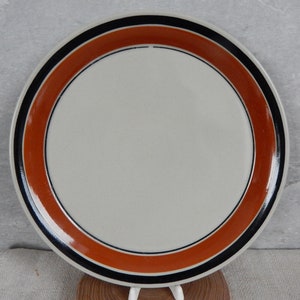 Scandinavian Vintage Plate Höganäs Keramik Stoneware RANDA BANDA Dinner ...