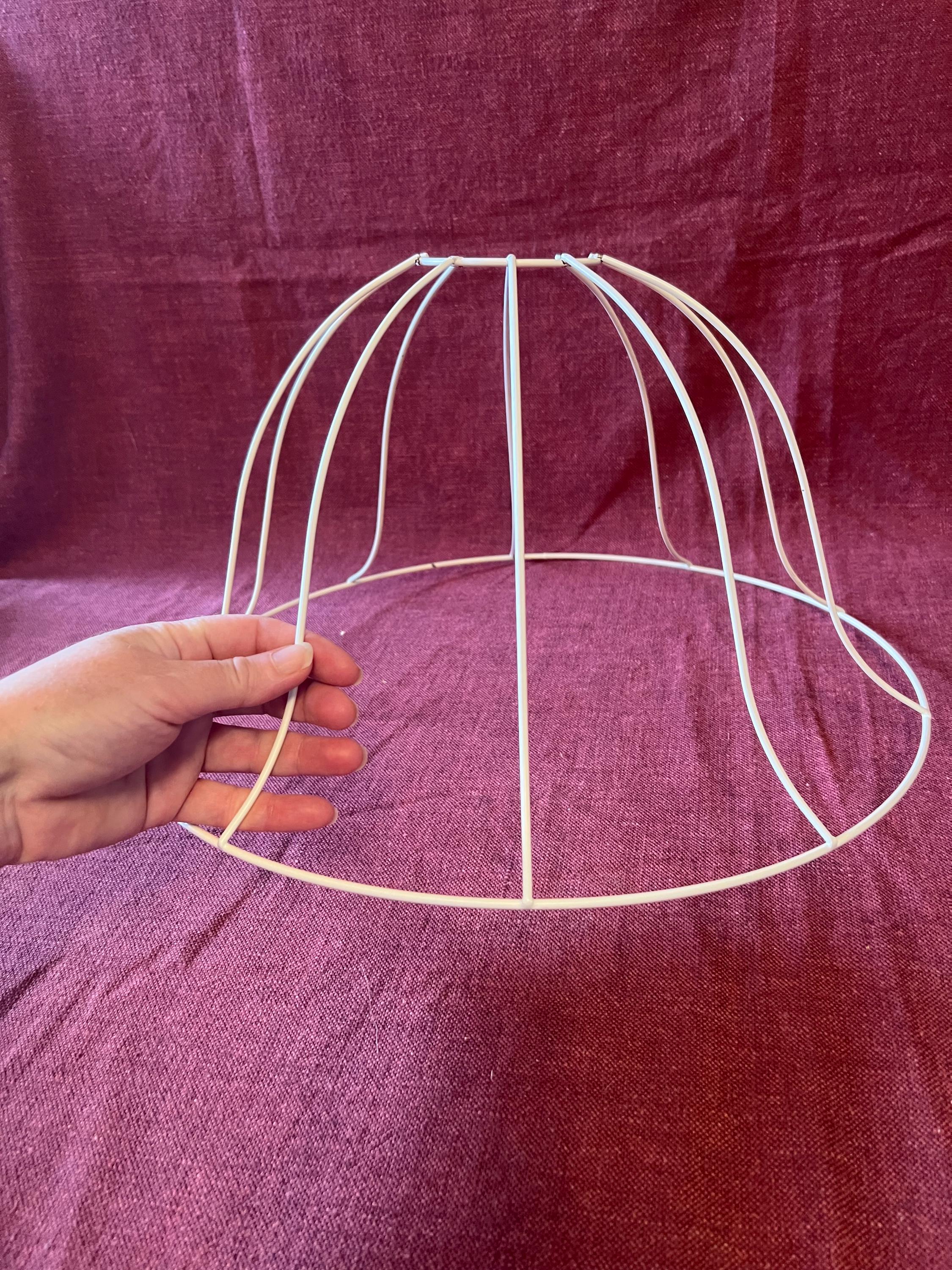 1 Scandinavian Big Vintage Lamp Shade Frame Wire Frame Wireframe - Etsy