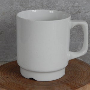 Mug vintage Figgjo Norway Mug blanc