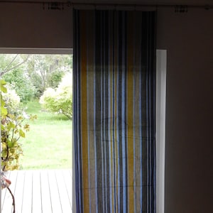 Scandinavian Fabric Made in Finland by MARIMEKKO OYJ Suomi Finland design Erja hirvi 2006 &quot;ATLAS&quot; Curtain Retro Fabric Textile 100% cotton