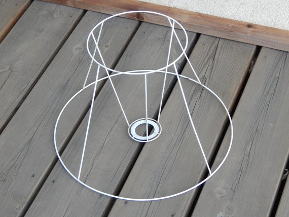 Scandinavian Vintage Lamp Shade Frame Wire Frame Wireframe Etsy