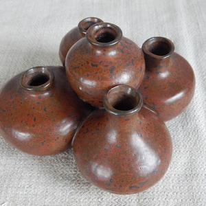 Vase set Scandinavian Vintage Vase Vintage Brown Vase Stoneware