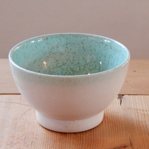 Vintage Hand gemacht Grüne Tasse Vintage Schüssel signiert