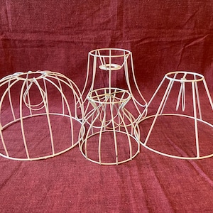 1 Skandinavisk vintage lampskärmsram trådram trådram
