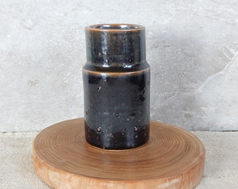 Vintage Vase Vintage Brown/Black ceramic vase