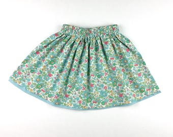 Jupe en Liberty Betsy D vert
