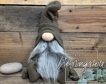 Gnome Knit Mud Colored Spring Gnome