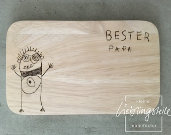 Wooden board with your drawing -THE original -