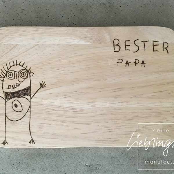 Wooden board with your drawing -THE original -