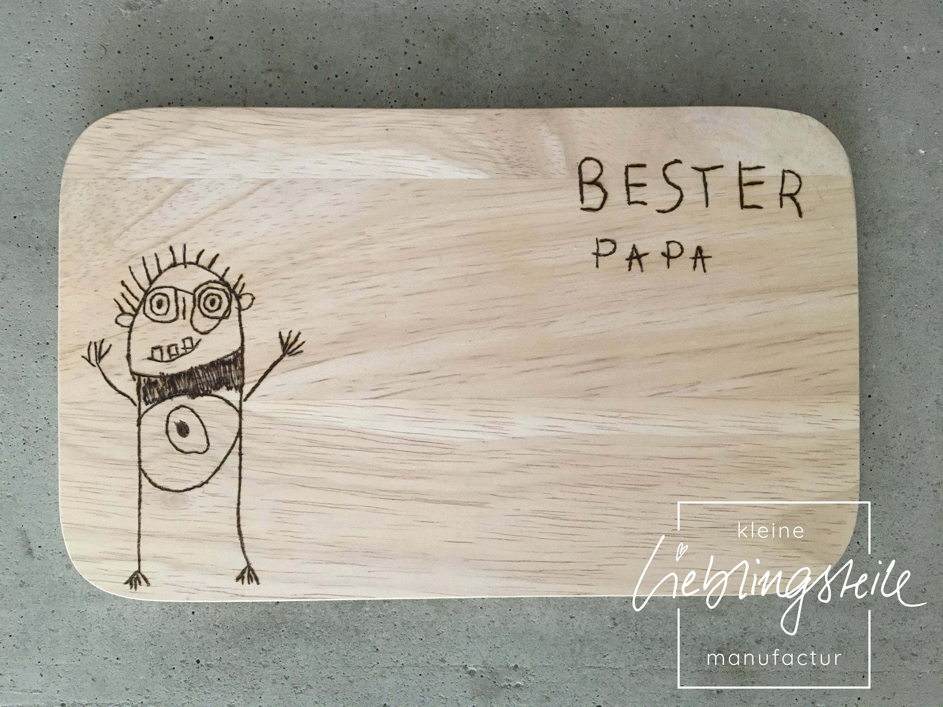 Planches de Bois avec Votre Dessin -L'original -