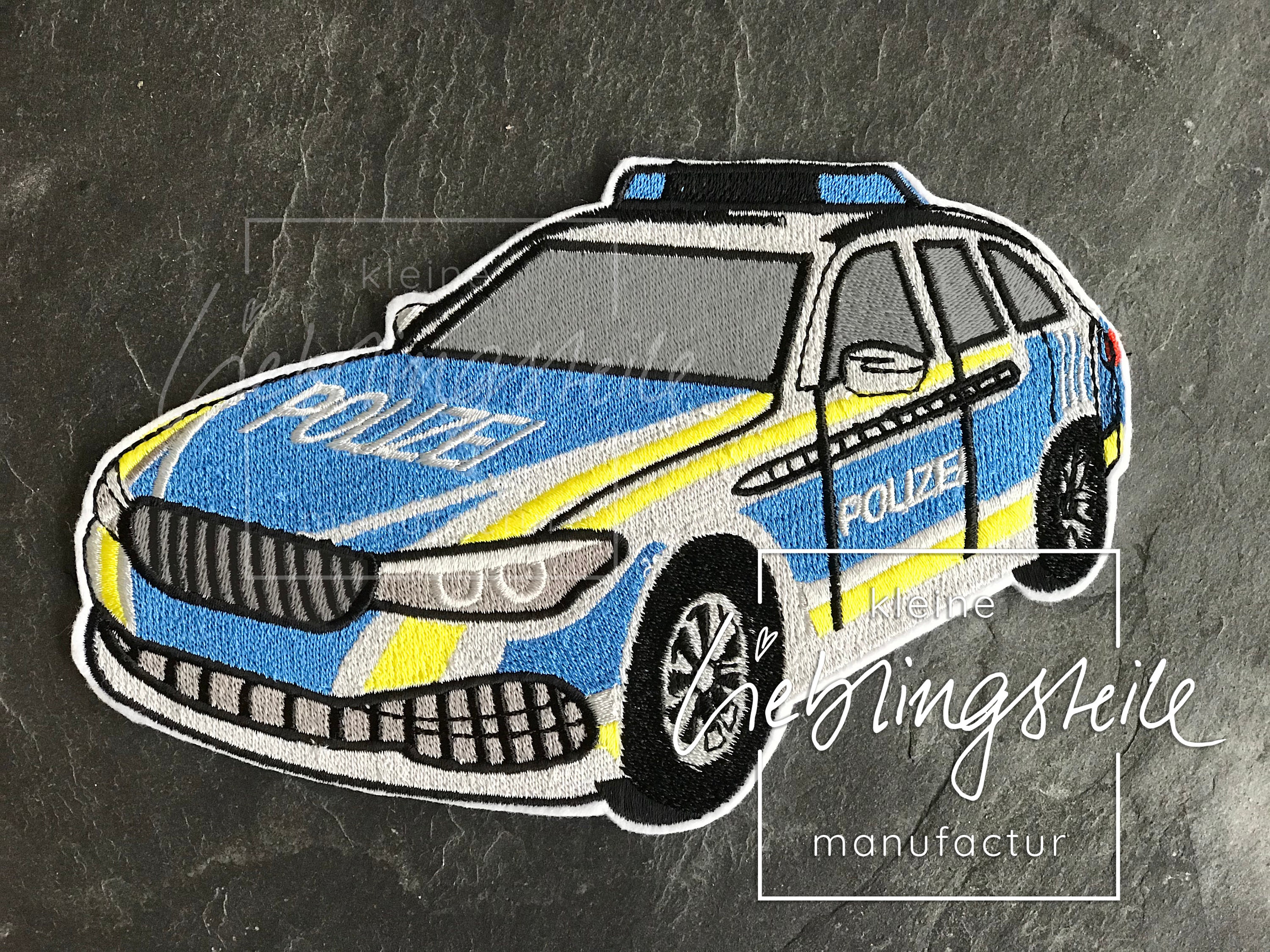 Embroidery file police car patrol car IMMEDIATELYDOWNLOAD