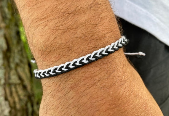 Two tone hotsell mens bracelet
