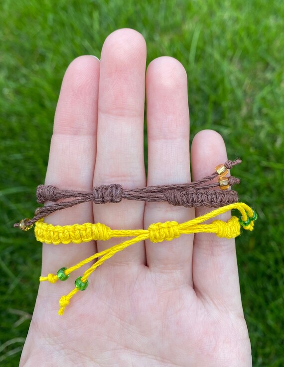Sunflower charm sale bracelet