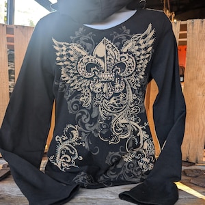 LAST NEST×ASKYURSELF fleur de lis hoodie LAST NEST×ASKYURSELF fleur de lis hoodie LAST NEST