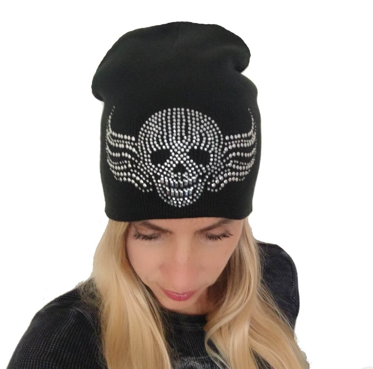Warm Skull Winter Beanie With 