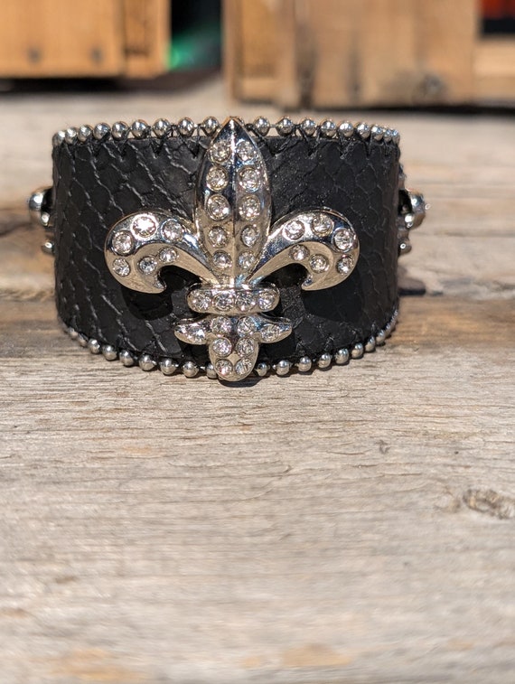 Fleur de lis cuff bracelet sale