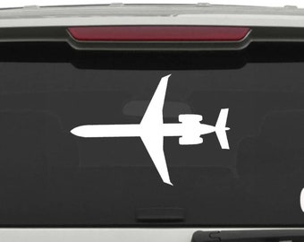 Piper Aircraft Pilot Jet Logo Vinyl Sticker Decal Car Bumper Truck Wall