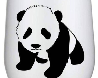 PANDA Vinyl Decal Sticker Car Window Bumper Wall Macbook Bear Cute JDM EURO