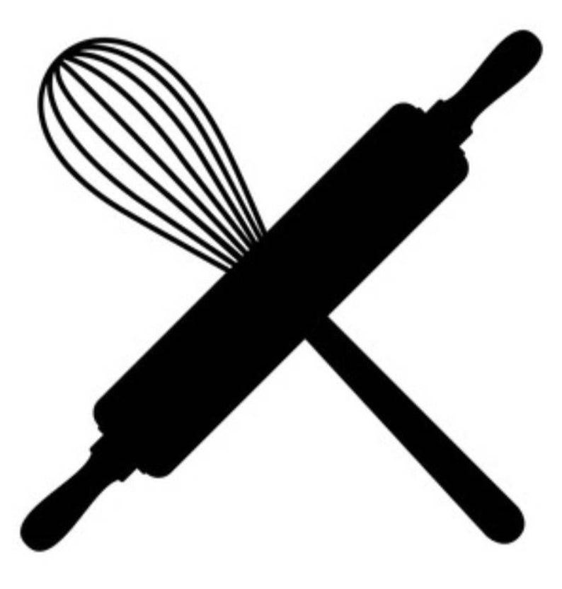 Rolling Pin Whisk Decal Die Cut Vinyl Car Decal Sticker for Etsy
