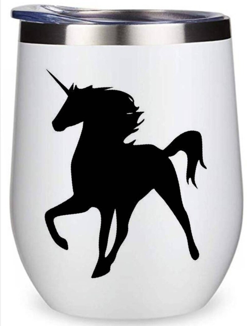 Sale Beautiful Unicorn vinyl decal for Mirrors TUMBLERS Etsy