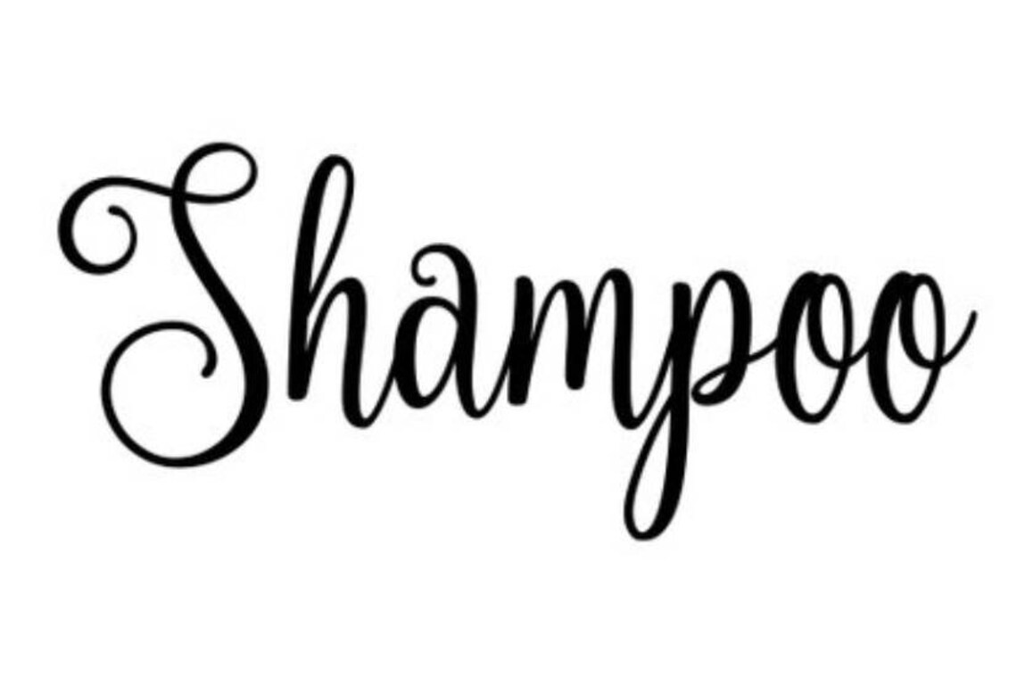 Sale Shampoo word vinyl decal for cars walls tumblers cups Etsy