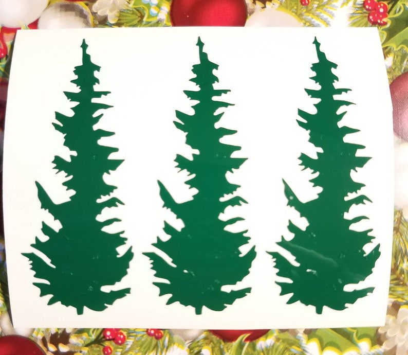 Sale Evergreen  Tree vinyl decals  car decals  vinyl stickers 