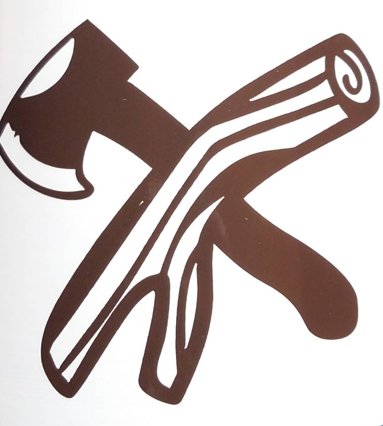 Sale Axe Wood Decal Die Cut Vinyl Car Decal Sticker for Etsy