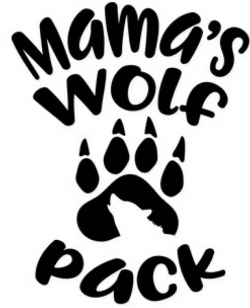 Sale Mama Wolf Dog Vinyl Decal for Cars Walls Tumblers Cups Etsy