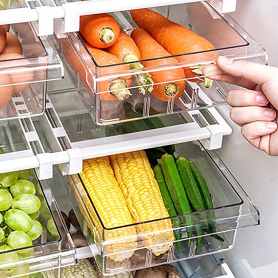refrigerator with pull out freezer drawer