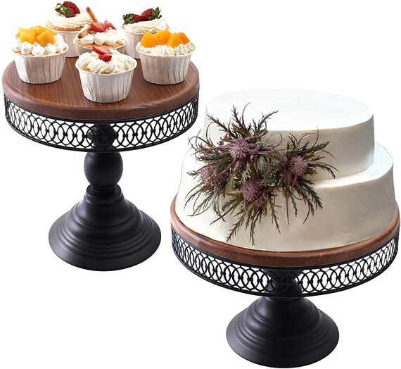 2 Sets Cake Stand Display Dessert Food Holder Wedding Party Decoration Durable 
