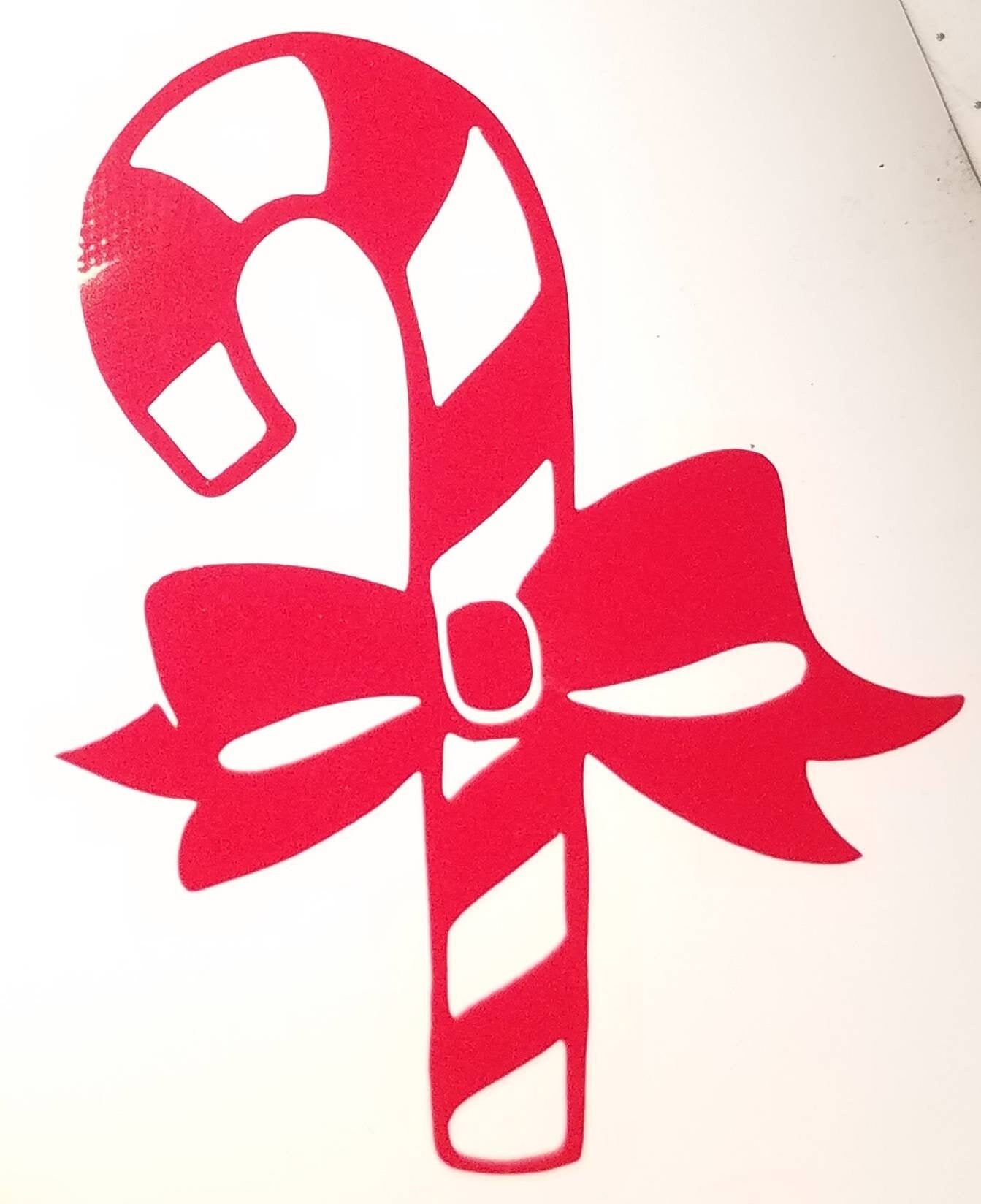 Sale Candy cane vinyl decal for cars walls tumblers cups Etsy