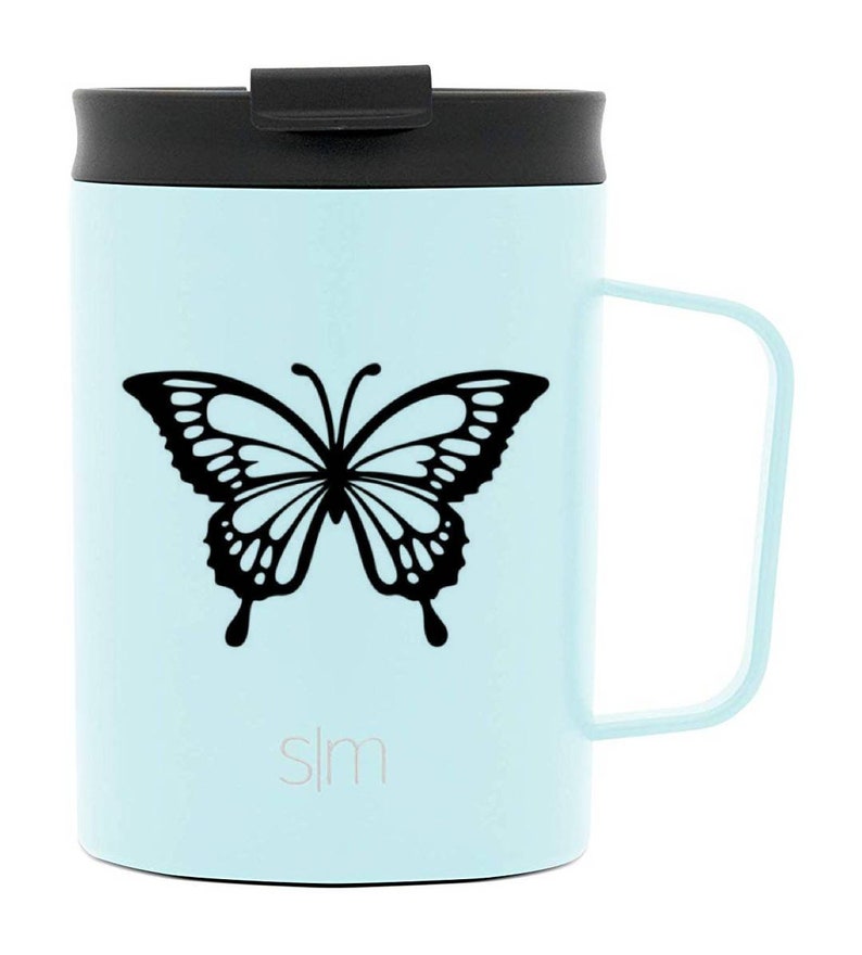 Pretty Butterfly Yeti Decal Die Cut Vinyl Car Decal Sticker Etsy