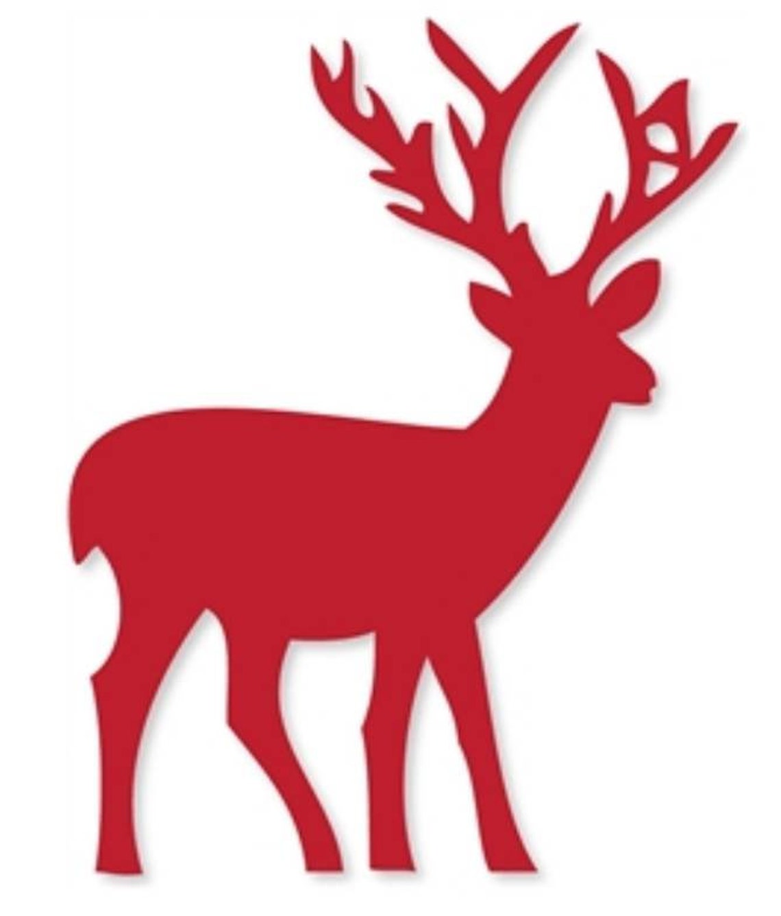 Sale Reindeer vinyl Decal Die Cut Vinyl Car Decal Sticker | Etsy