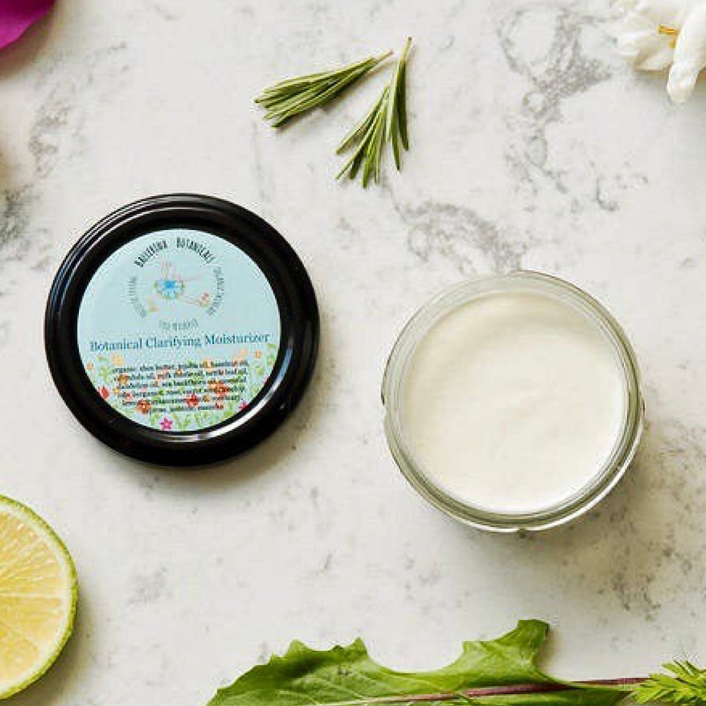 Vegan Face Cream Plant Based Moisturizer With Essential Oils Etsy Canada