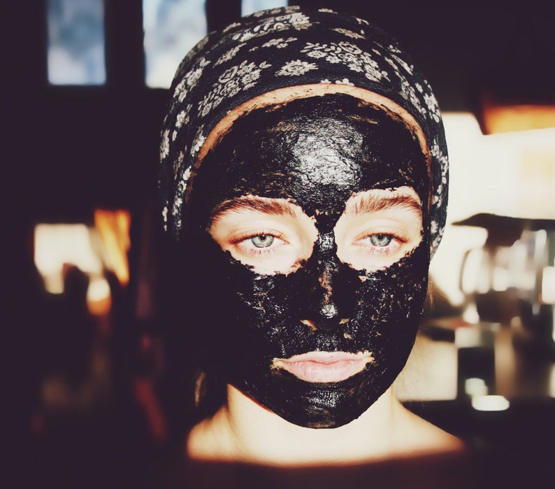 Charcoal Mask Acne Mask With Activated Charcoal Manuka Etsy