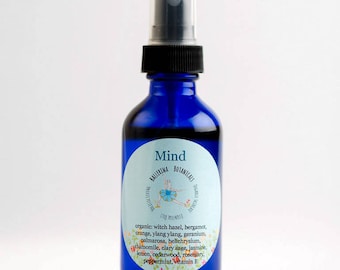 Organic Body Spray & Yoga Mat Mist – Aromatherapy Mist with Essential Oils – Calming Floral, Citrus and Herbal Scents, Wellness Gift for Her