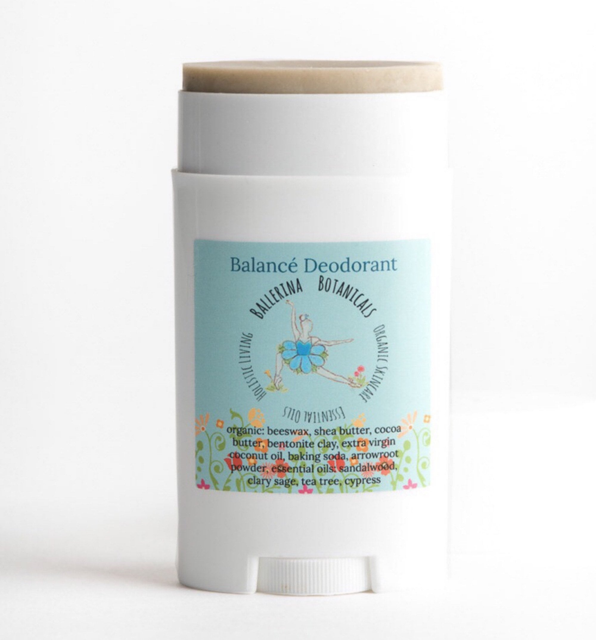 Organic Deodorant | Bentonite Clay, Tea Tree, Cypress, Sage | Clay Deodorant For Deodorizing