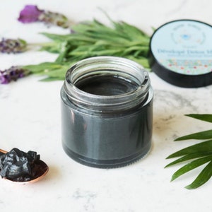 Charcoal Mask | Balancing Facial Mask With Activated Charcoal, Manuka Honey, Bentonite Clay, Tea Tree, Lemon, and Lavender | Clay Face Mask