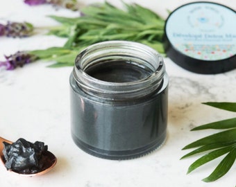 Charcoal Mask | Balancing Facial Mask With Activated Charcoal, Manuka Honey, Bentonite Clay, Tea Tree, Lemon, and Lavender | Clay Face Mask