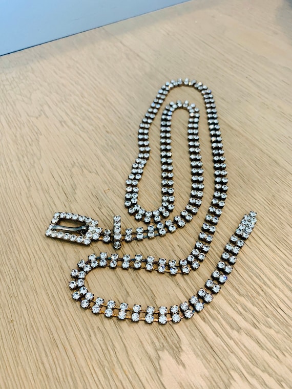 Vintage Rhinestone Belt