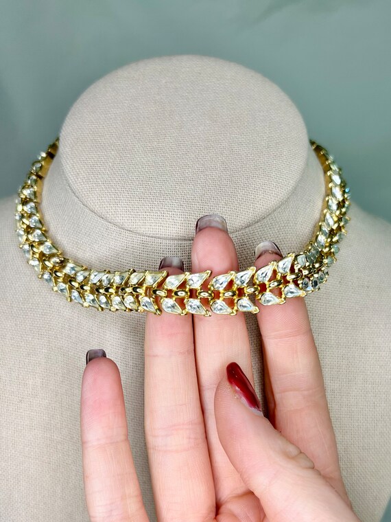 Vintage Trifari Gold Toned Necklace - image 2