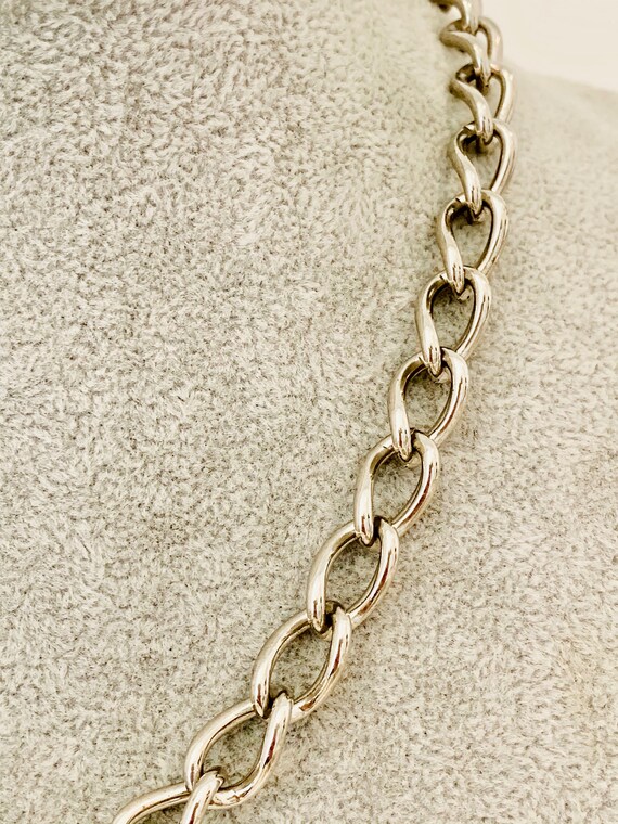 Vintage Sarah Coventry Silver Tone Chain Link Nec… - image 5
