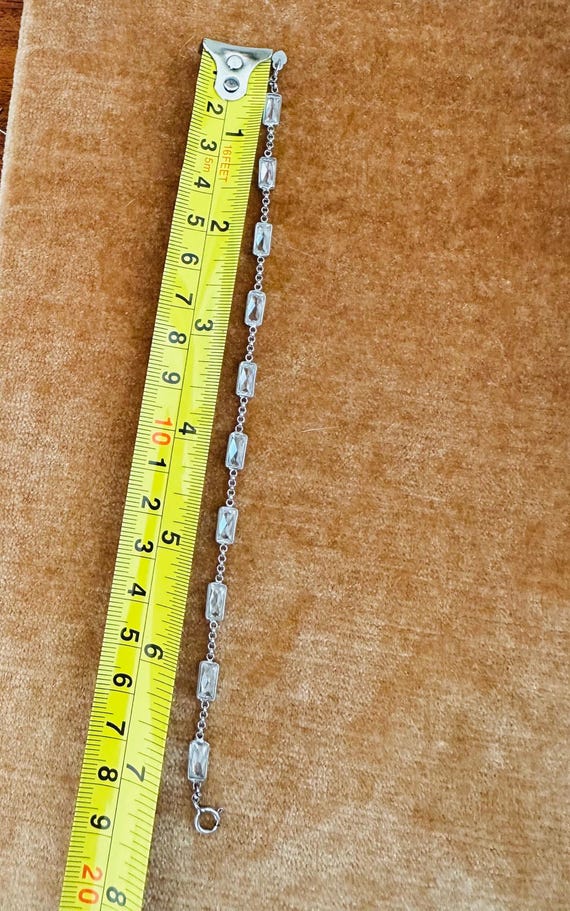 925 Sterling Silver Rectangular Crystals By The Y… - image 8