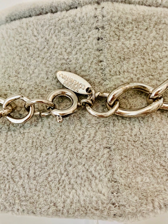 Vintage Sarah Coventry Silver Tone Chain Link Nec… - image 7